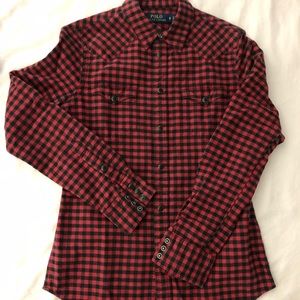 Polo Ralph Lauren Red/Black Buffalo Check Shirt